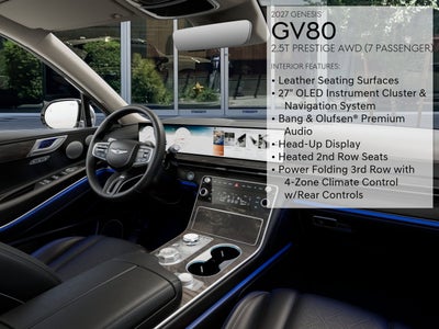 2027 Genesis GV80 2.5T PRESTIGE