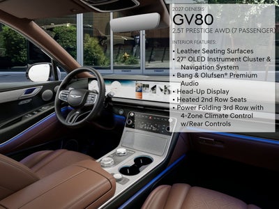 2027 Genesis GV80 2.5T PRESTIGE