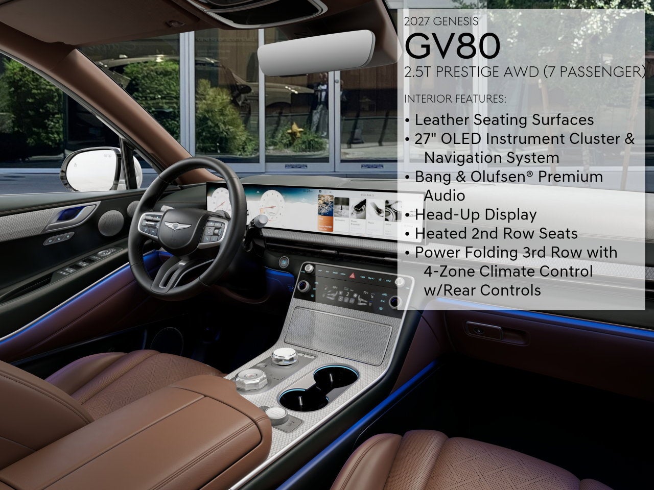 2027 Genesis GV80 2.5T PRESTIGE
