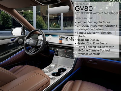 2027 Genesis GV80 2.5T PRESTIGE