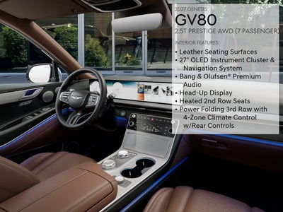 2027 Genesis GV80 2.5T PRESTIGE