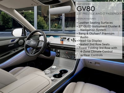 2027 Genesis GV80 2.5T Prestige