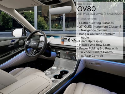 2027 Genesis GV80 2.5T Prestige