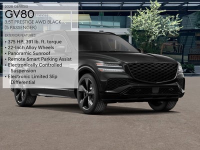 2026 Genesis GV80 3.5T PRESTIGE BLACK