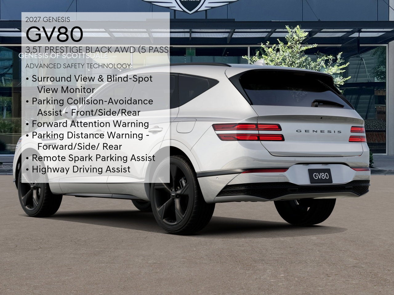 2027 Genesis GV80 3.5T PRESTIGE BLACK