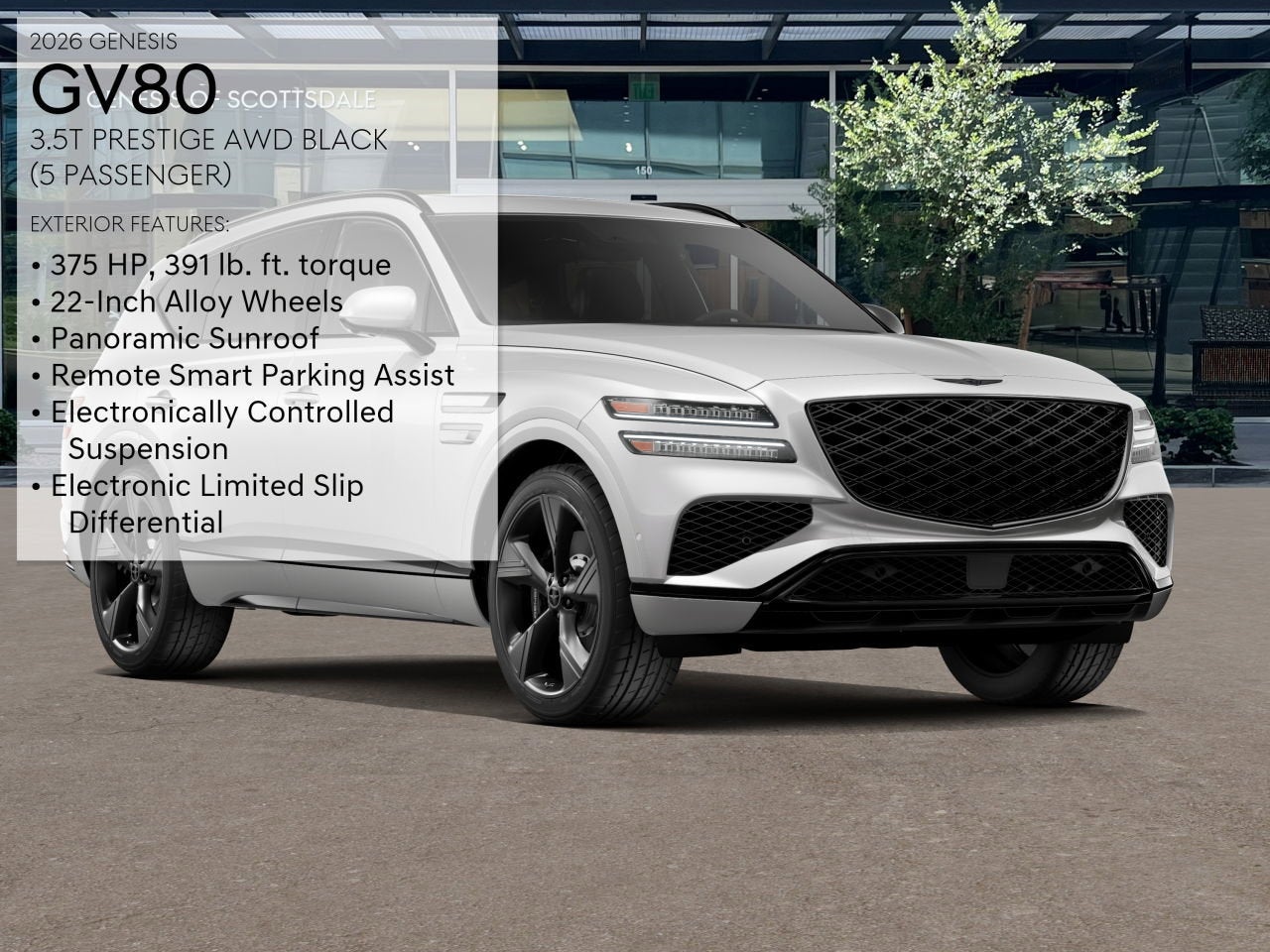 2026 Genesis GV80 2.5T PRESTIGE BLACK