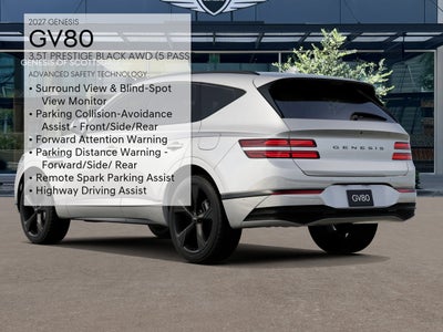 2027 Genesis GV80 3.5T PRESTIGE BLACK