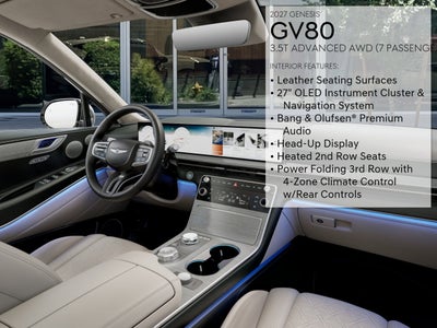 2027 Genesis GV80 3.5T Advanced