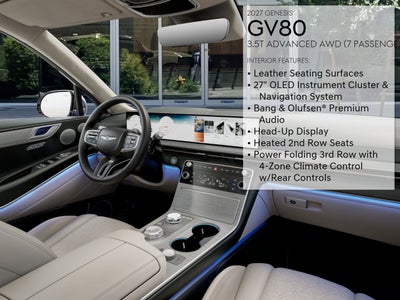 2027 Genesis GV80 3.5T ADVANCED