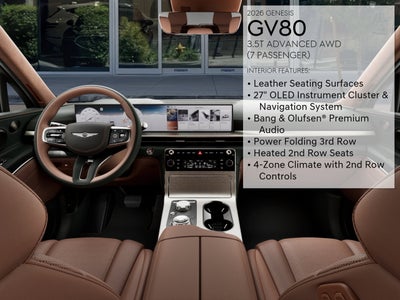 2026 Genesis GV80 3.5T ADVANCED
