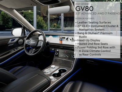 2027 Genesis GV80 3.5T ADVANCED