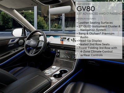 2027 Genesis GV80 3.5T ADVANCED