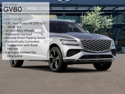 2027 Genesis GV80 3.5T PRESTIGE