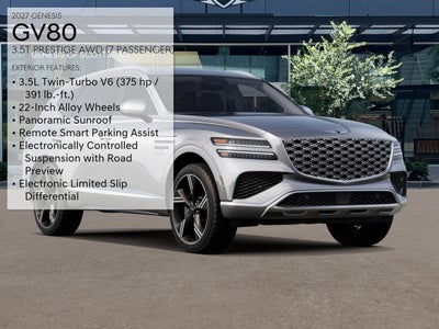 2027 Genesis GV80 3.5T PRESTIGE