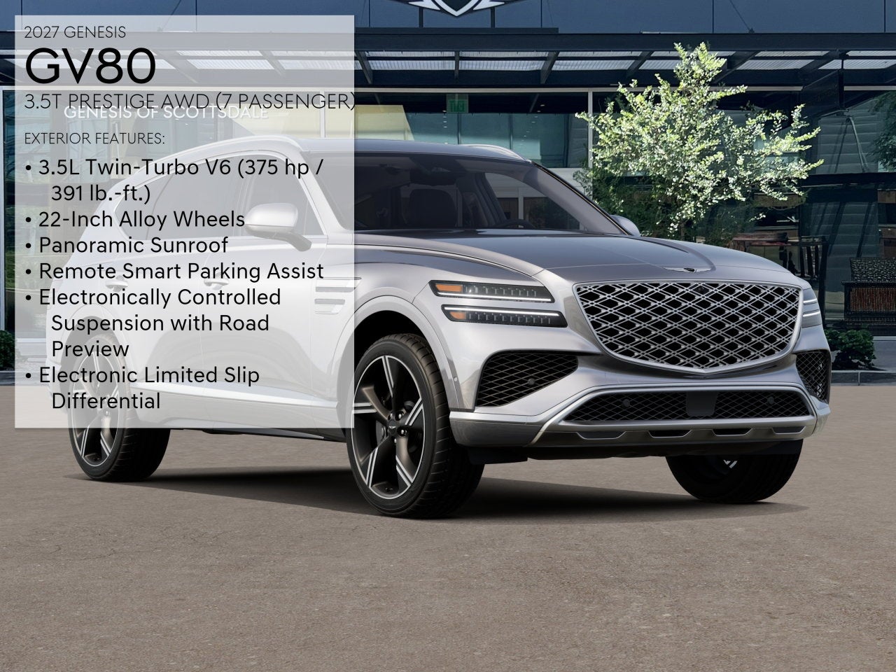 2027 Genesis GV80 3.5T PRESTIGE