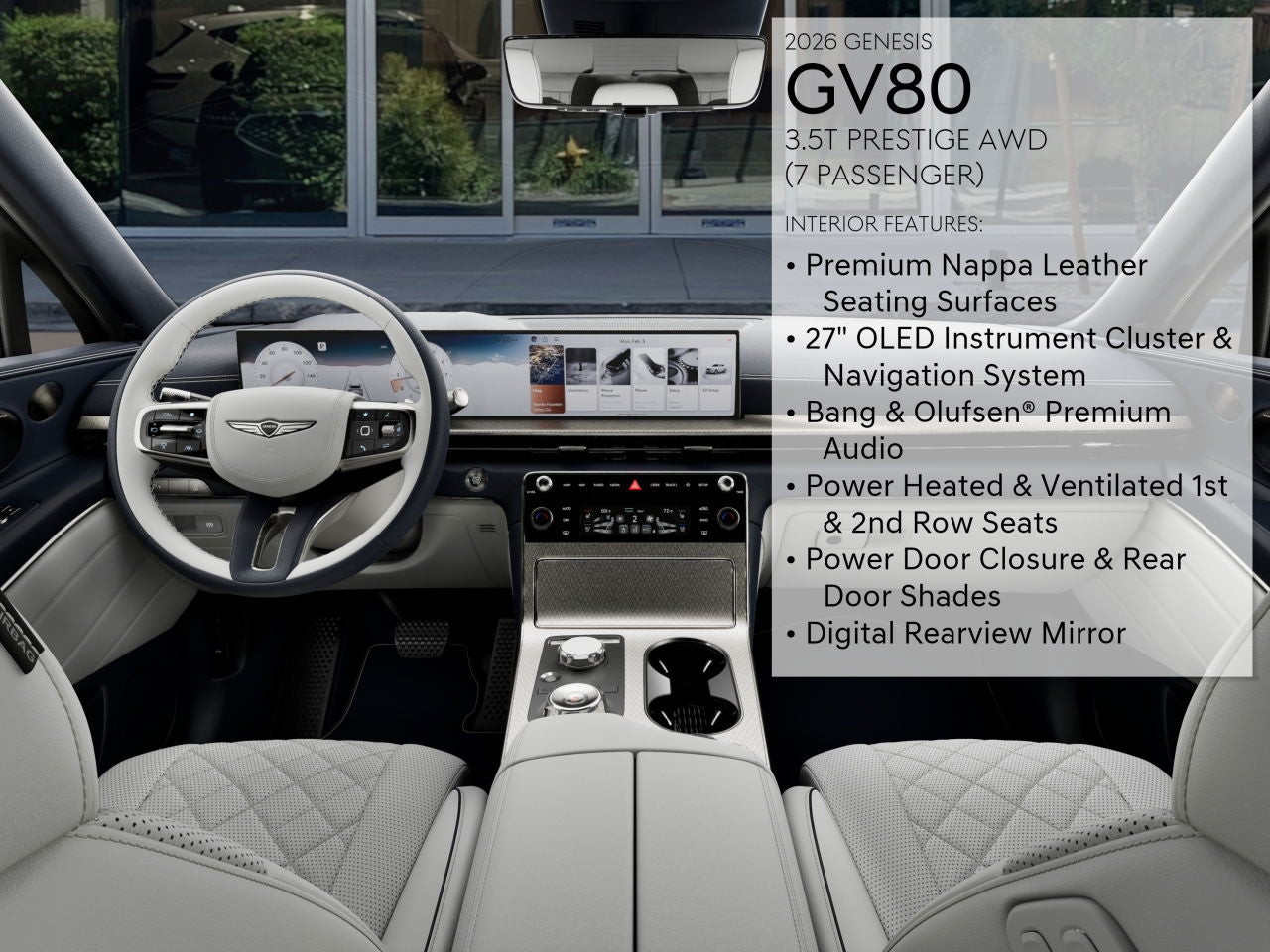 2026 Genesis GV80 3.5T PRESTIGE