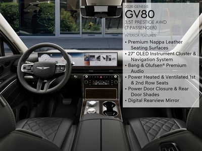 2026 Genesis GV80 3.5T Prestige