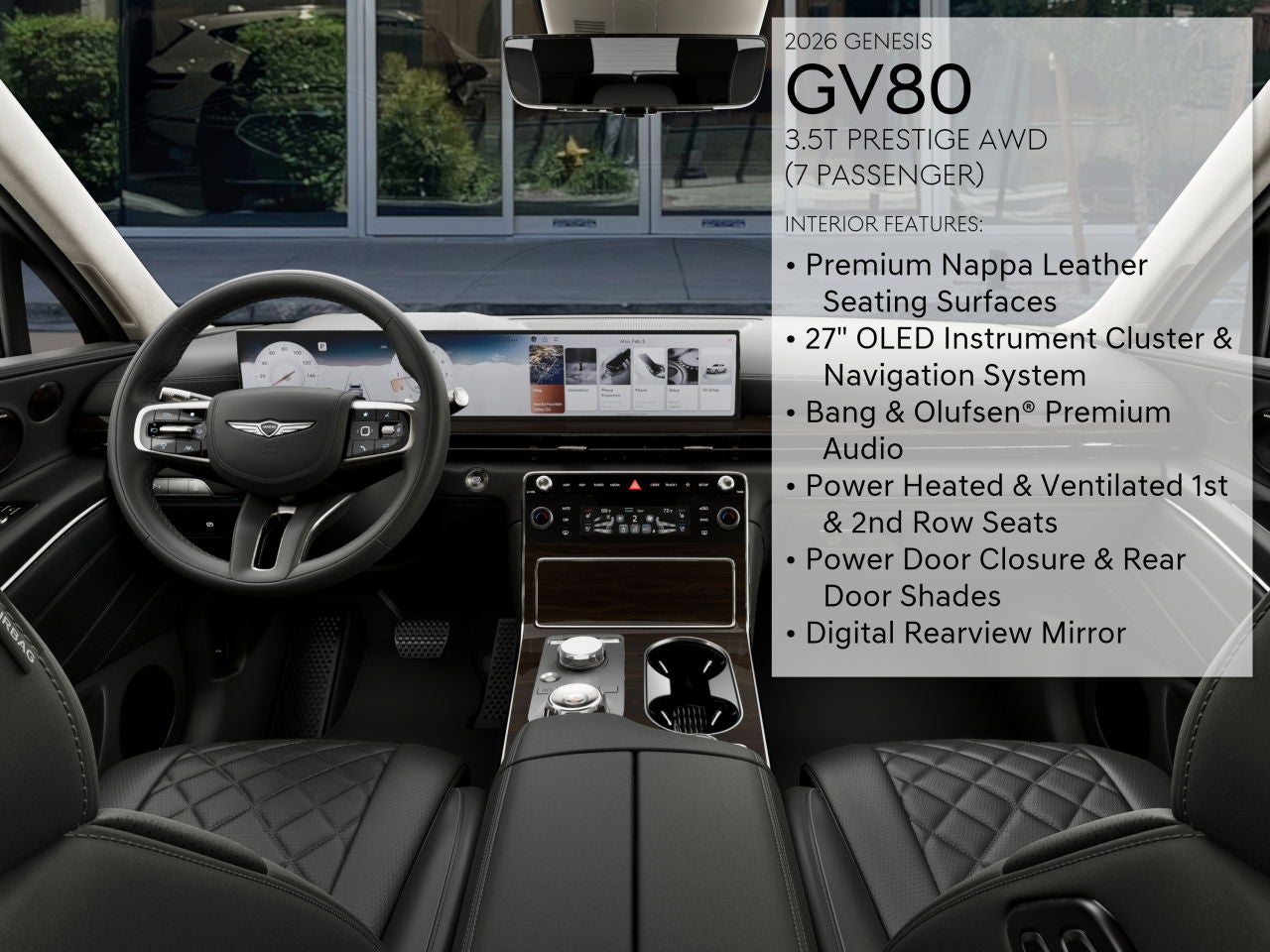 2026 Genesis GV80 3.5T PRESTIGE