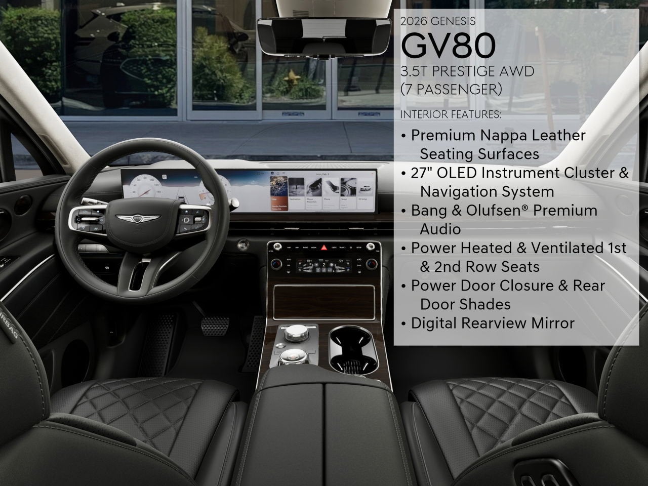 2026 Genesis GV80 3.5T PRESTIGE
