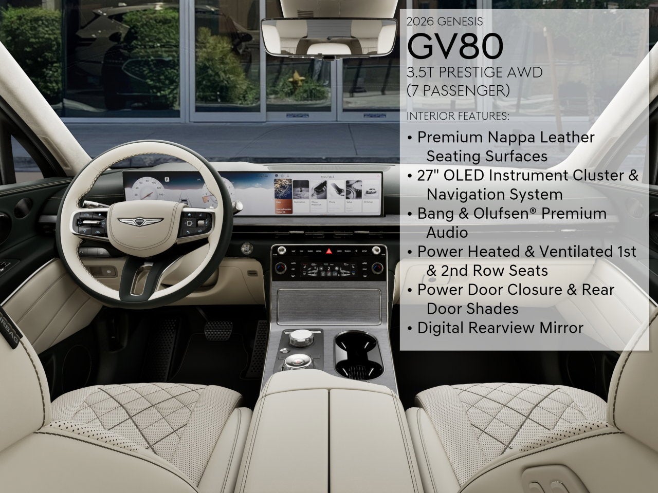 2026 Genesis GV80 3.5T PRESTIGE