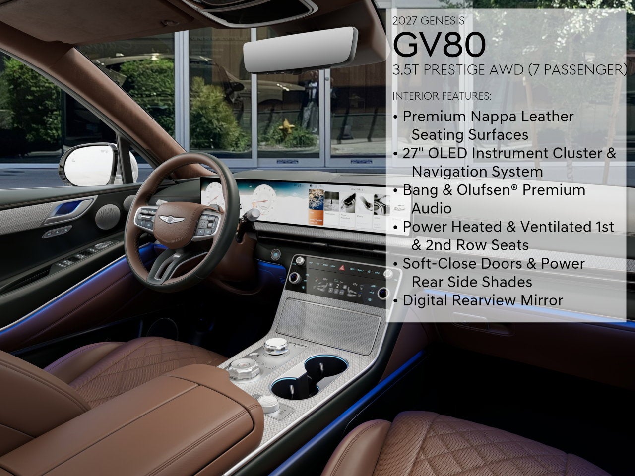2027 Genesis GV80 3.5T PRESTIGE