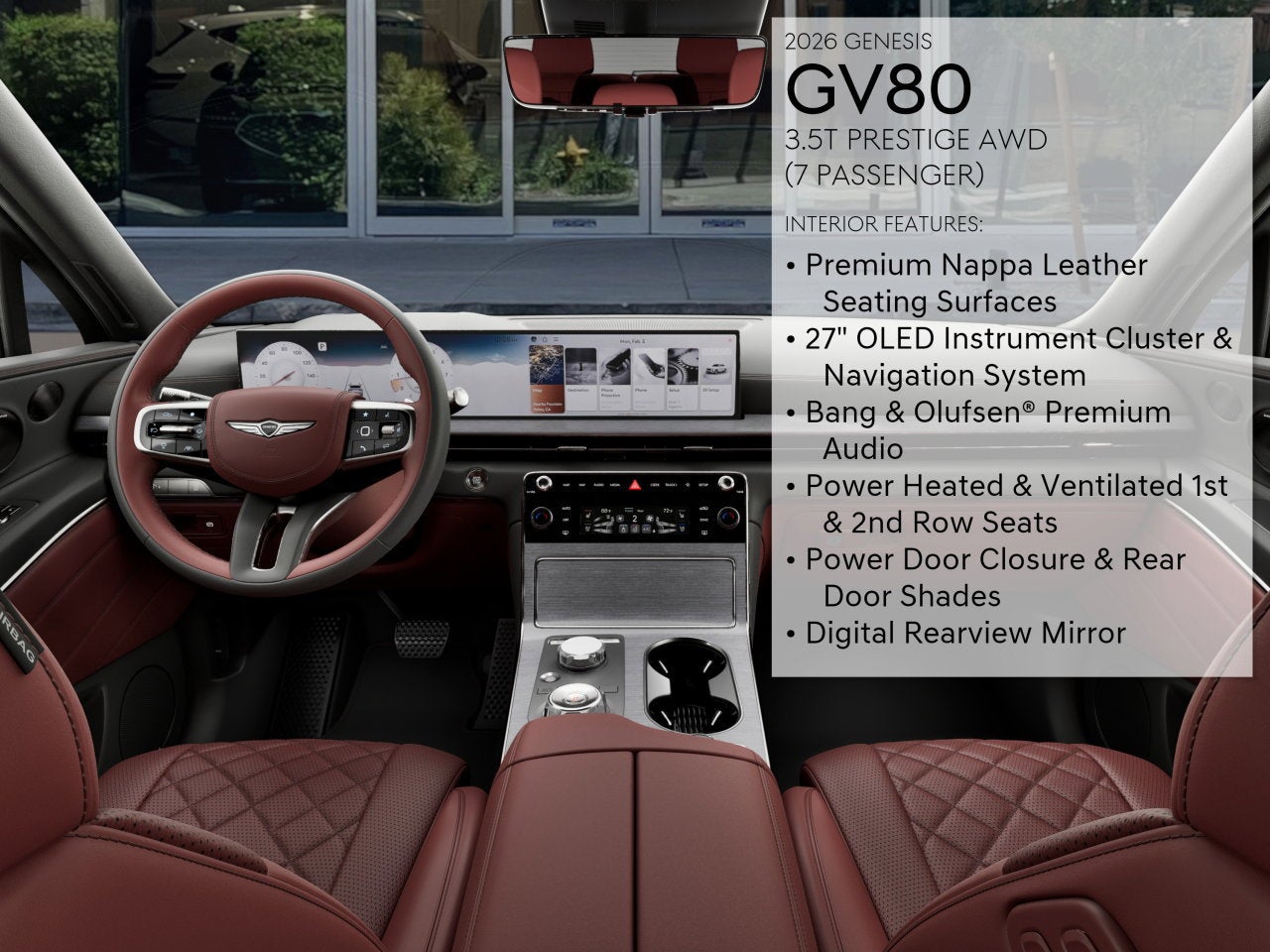 2026 Genesis GV80 3.5T Prestige