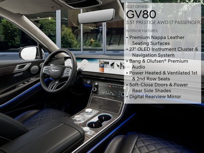 2027 Genesis GV80 3.5T Prestige