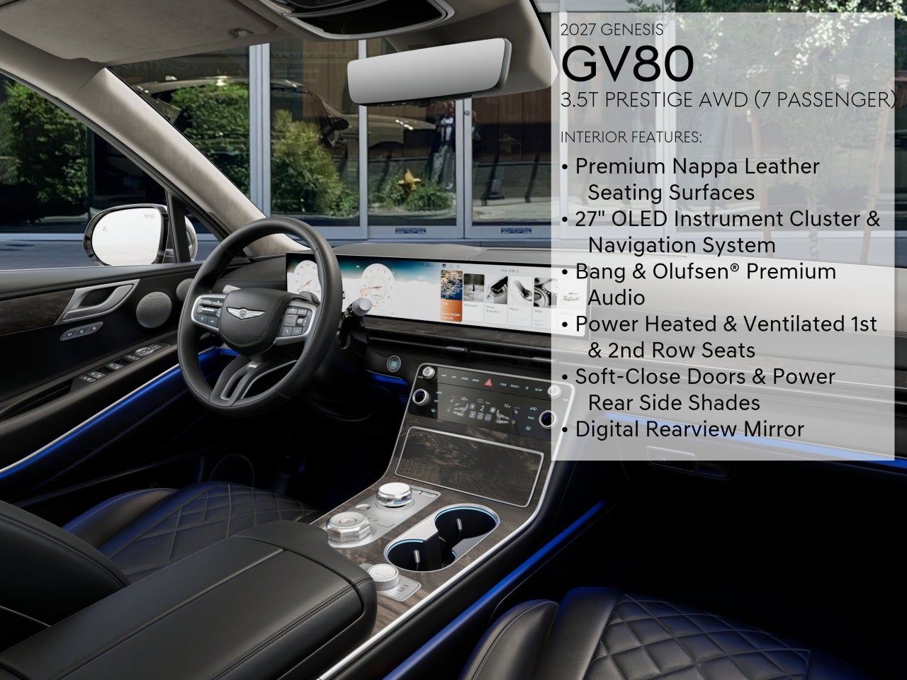 2027 Genesis GV80 3.5T Prestige