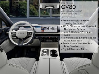 2026 Genesis GV80 3.5T PRESTIGE