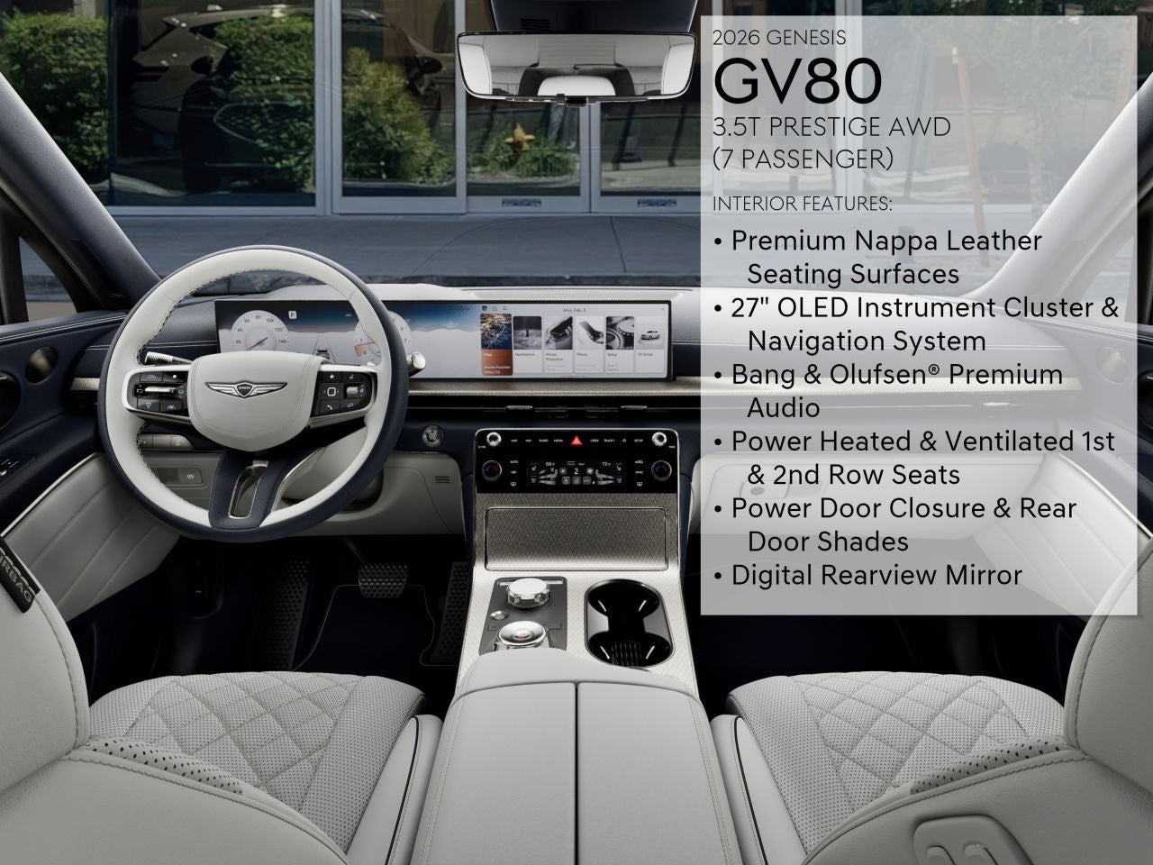 2026 Genesis GV80 3.5T PRESTIGE