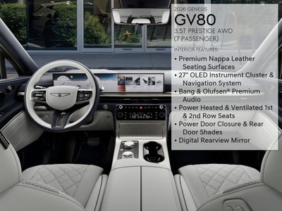 2026 Genesis GV80 3.5T PRESTIGE