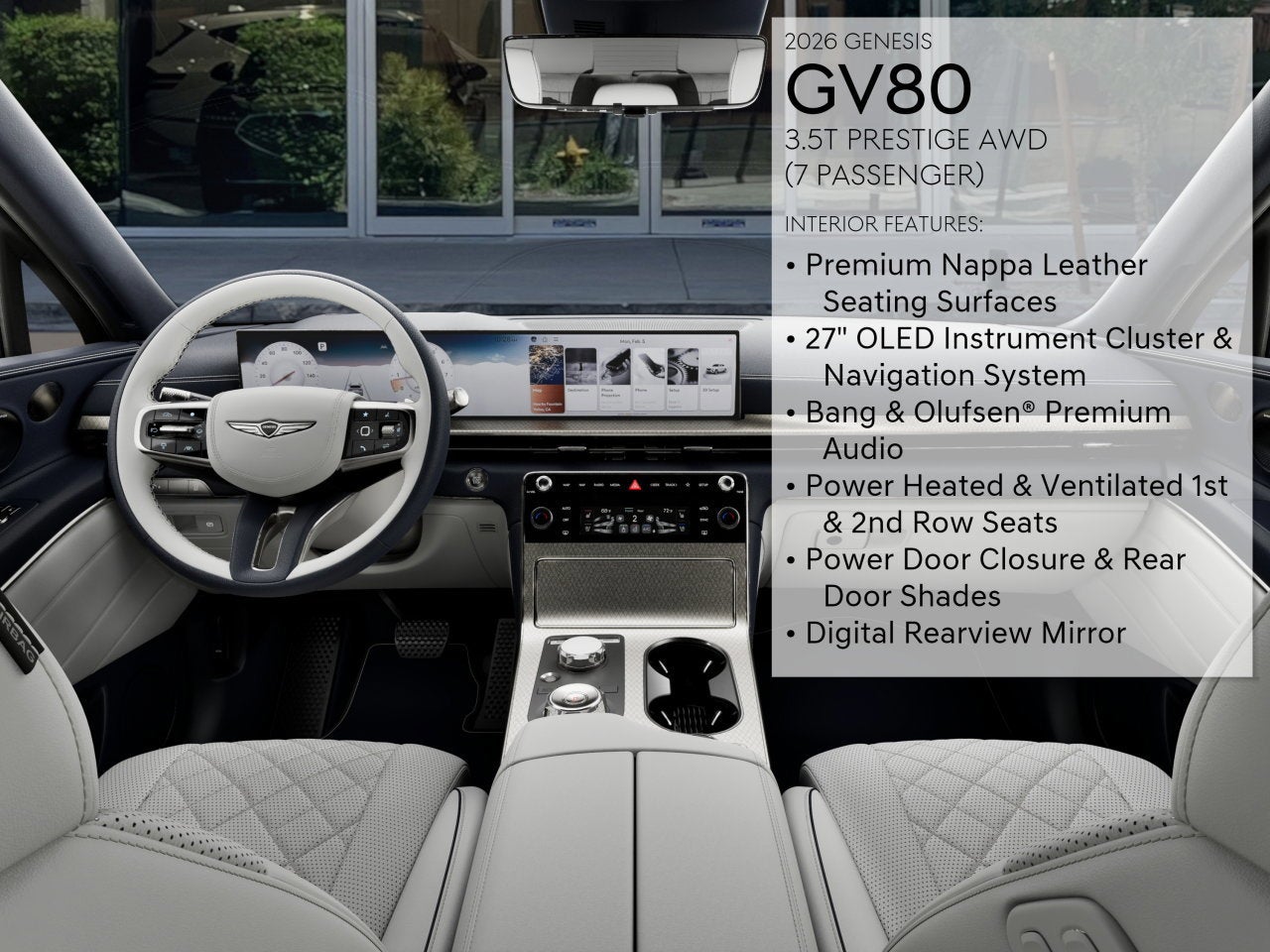 2026 Genesis GV80 3.5T PRESTIGE