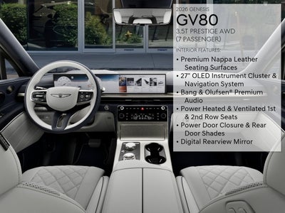 2026 Genesis GV80 3.5T PRESTIGE