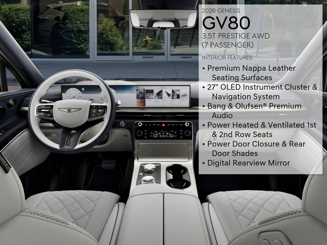 2026 Genesis GV80 3.5T PRESTIGE