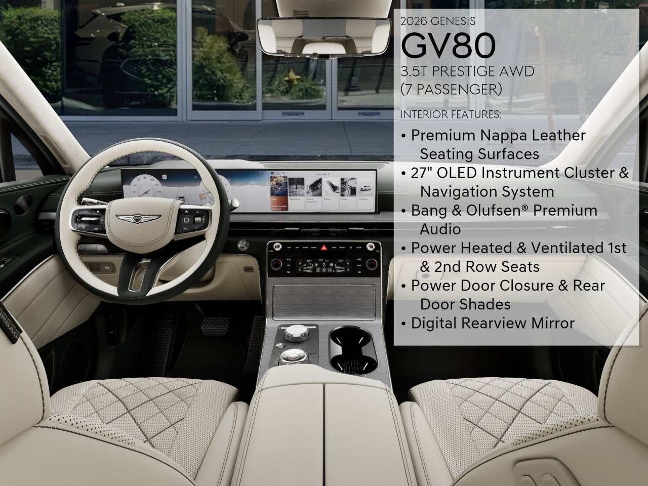2026 Genesis GV80 3.5T PRESTIGE