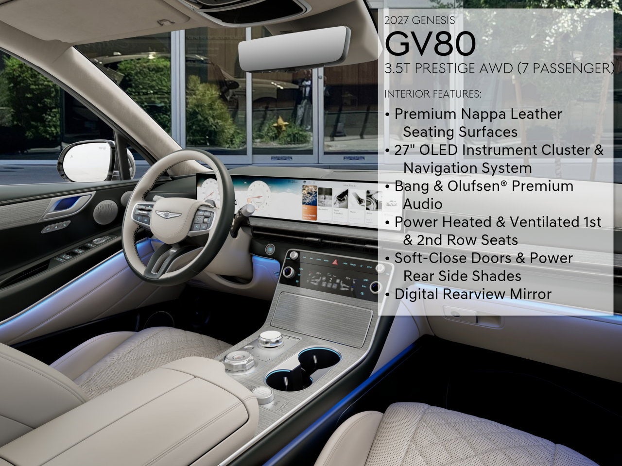 2027 Genesis GV80 3.5T Prestige