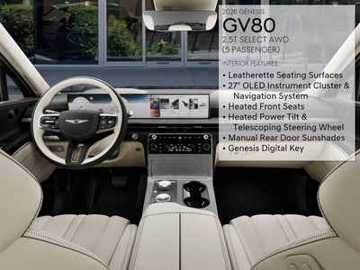 2026 Genesis GV80 2.5T SELECT