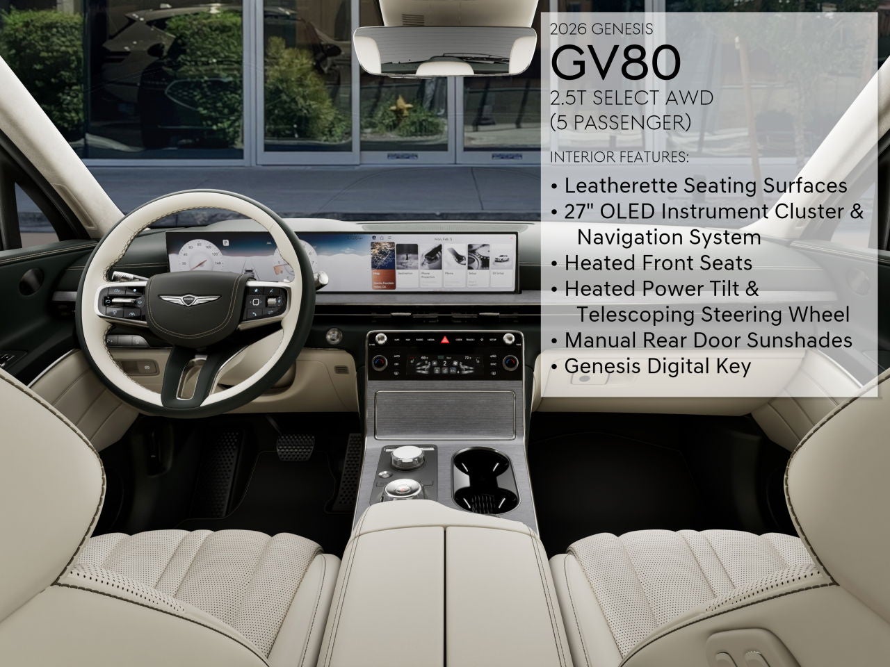 2026 Genesis GV80 2.5T SELECT