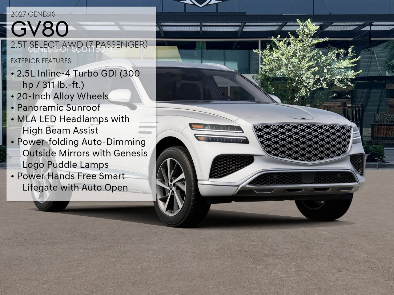 2027 Genesis GV80 2.5T SELECT