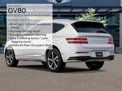 2027 Genesis GV80 2.5T SELECT