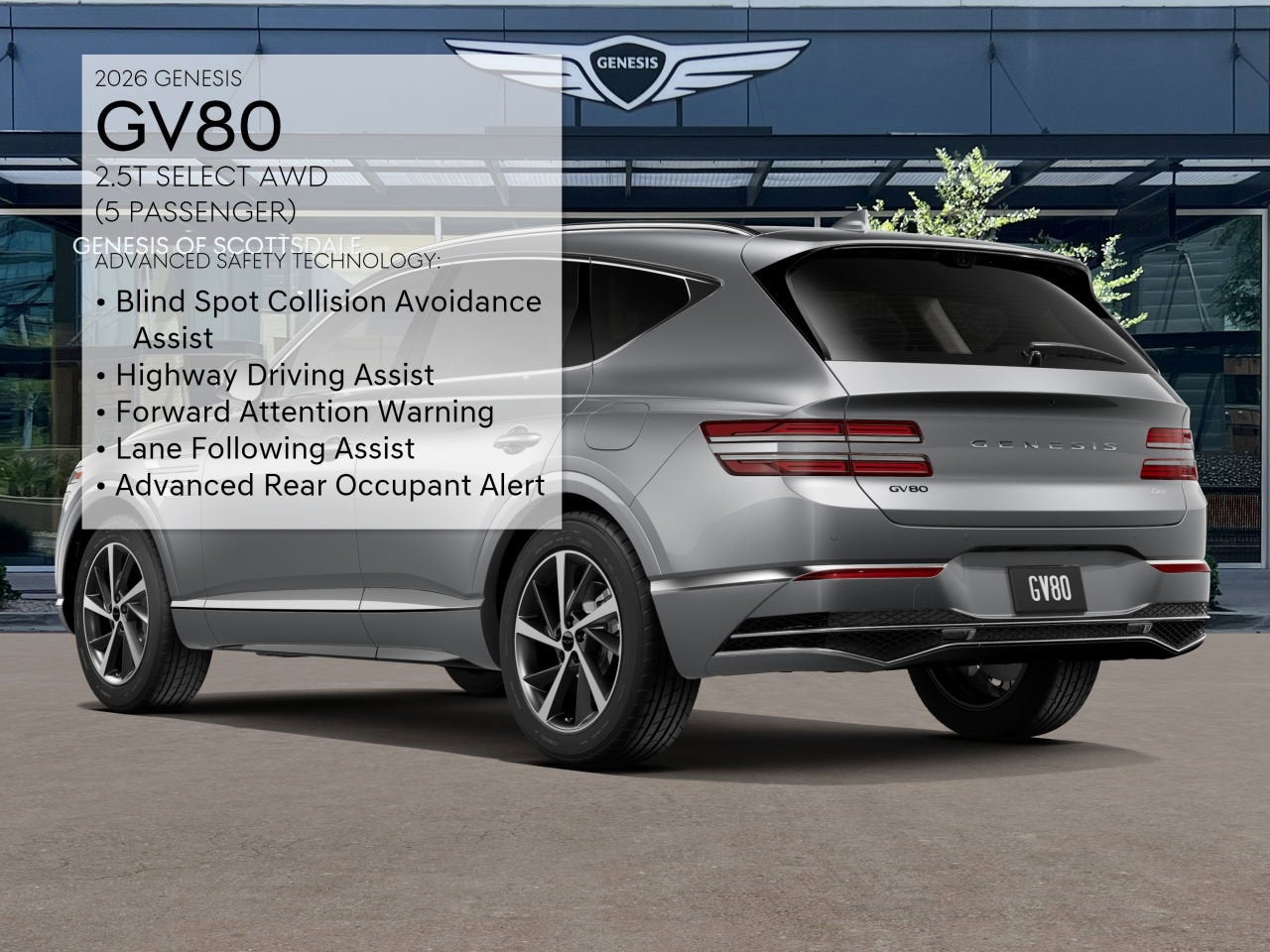 2026 Genesis GV80 2.5T SELECT