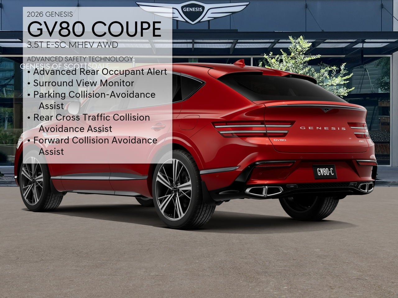 2026 Genesis GV80 Coupe 3.5T E-SC MHEV