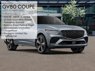 2026 Genesis GV80 Coupe 3.5T E-SC MHEV