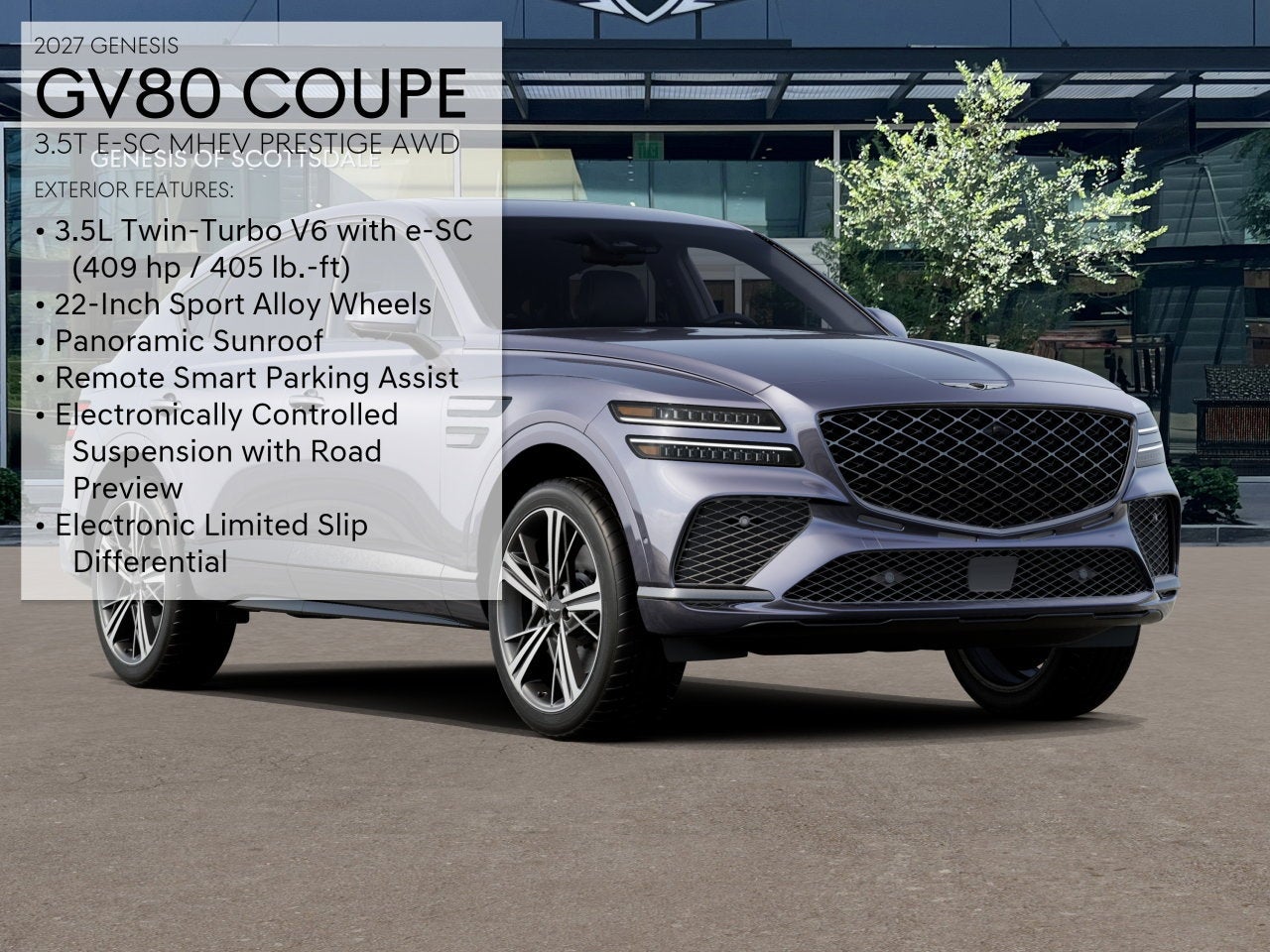 2027 Genesis GV80 Coupe 3.5T e-SC Prestige
