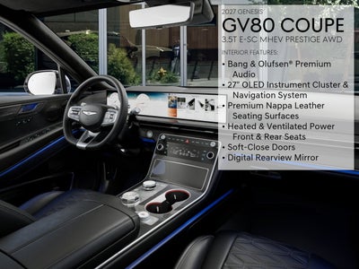 2027 Genesis GV80 Coupe 3.5T e-SC Prestige