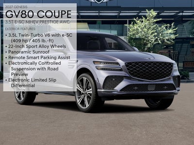 2027 Genesis GV80 Coupe 3.5T e-SC Prestige