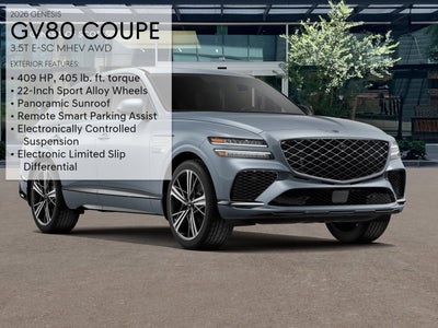 2026 Genesis GV80 Coupe 3.5T E-SC MHEV