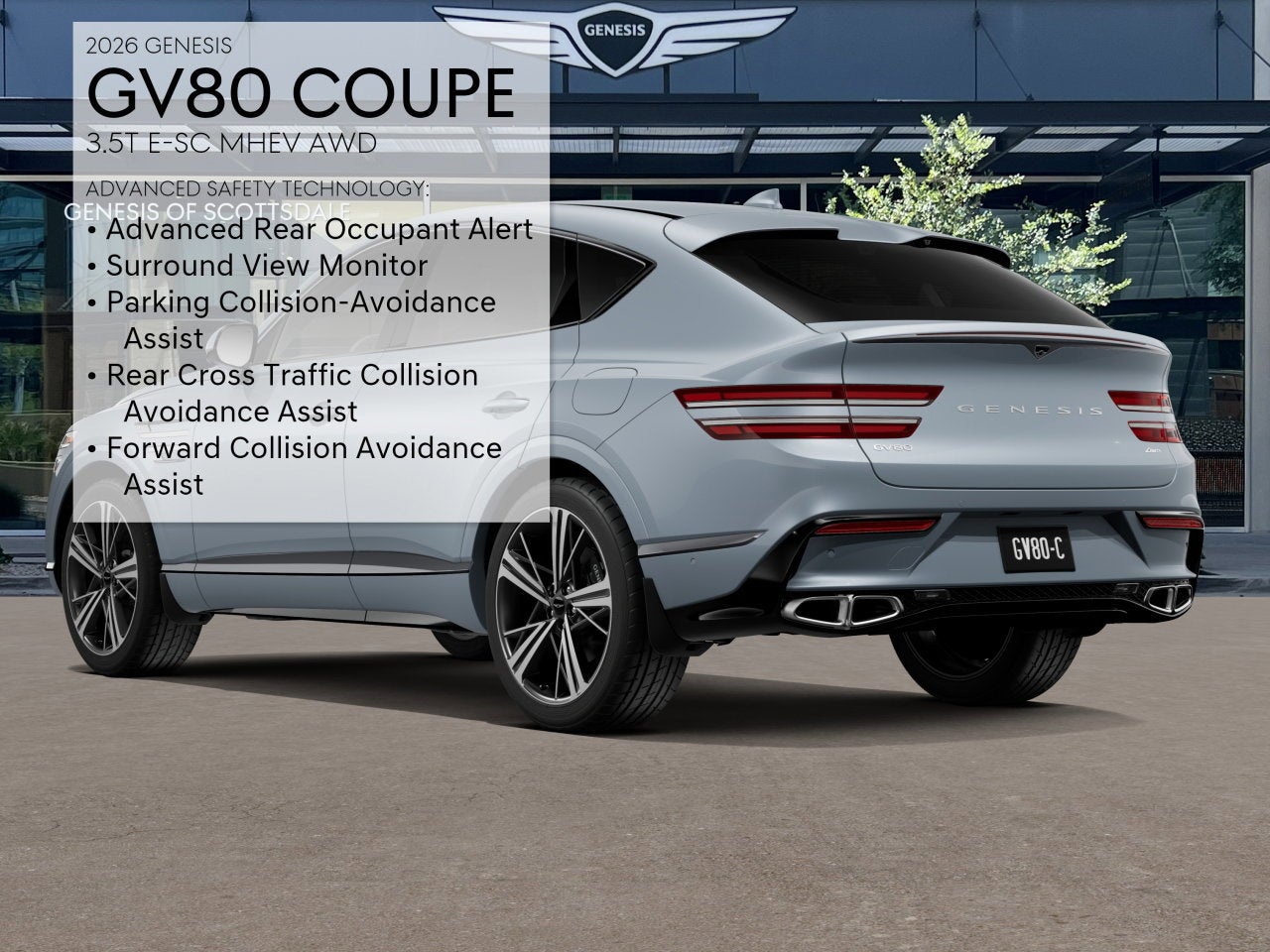 2026 Genesis GV80 Coupe 3.5T E-SC MHEV