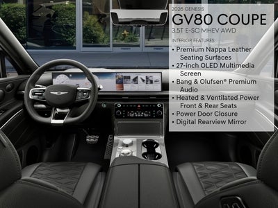 2026 Genesis GV80 Coupe 3.5T E-SC MHEV