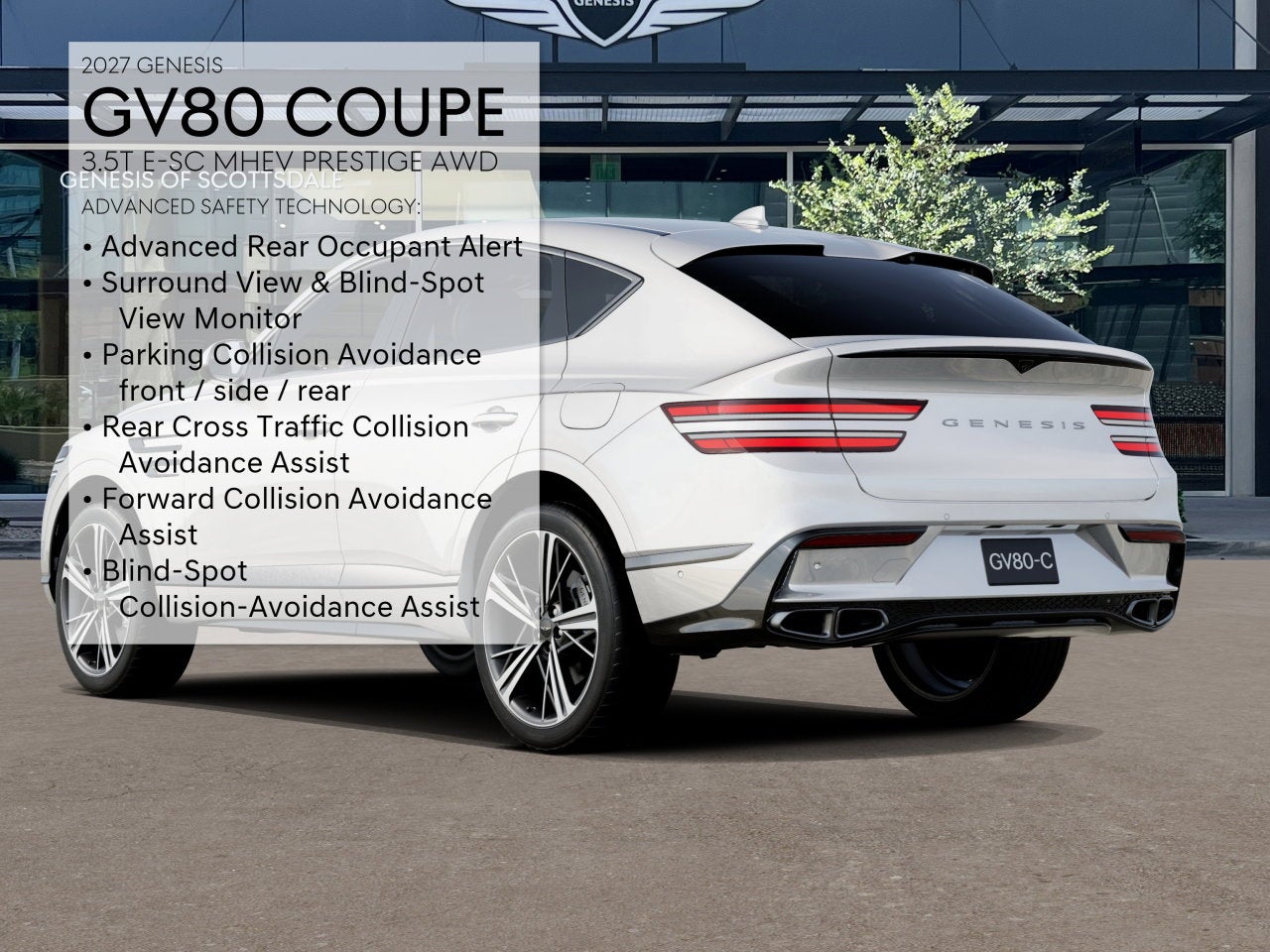 2027 Genesis GV80 Coupe 3.5T E-SC MHEV PRESTIGE